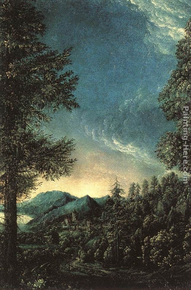 Albrecht Altdorfer The Danube Valley near Regensburg